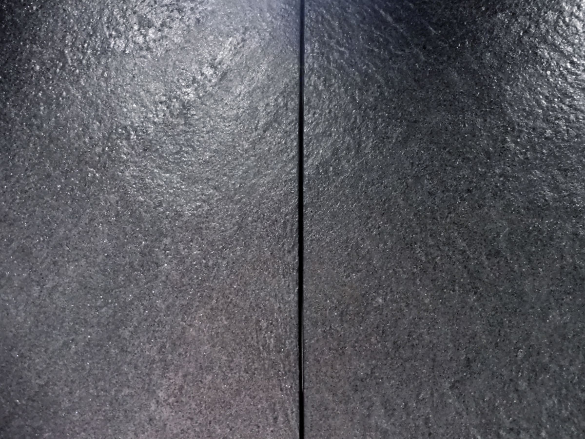 Häcker hochwertige Einbau-Schrankwand Garderobe in schwarz matt