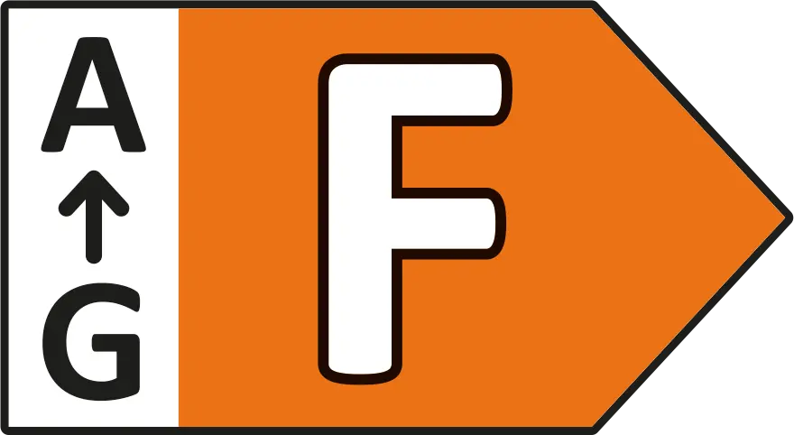 Marker für Energieeffizienzklasse F