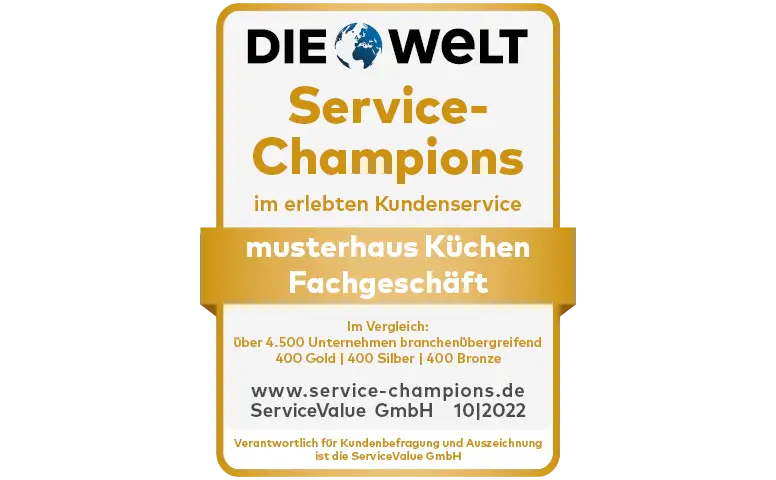 Service-Champions Auszeichnung für Kundenservice