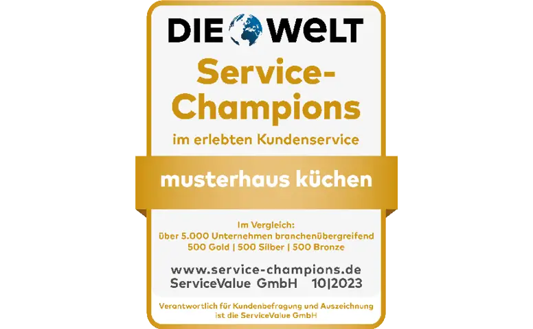 Service-Champions Auszeichnung für Kundenservice