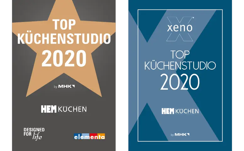 Zwei Auszeichnungen für Top Küchenstudios 2020