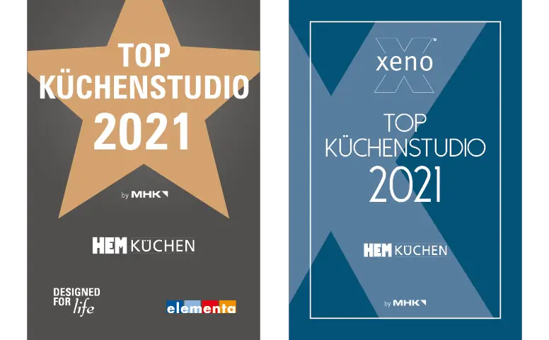Zwei Auszeichnungen für Küchenstudios 2021