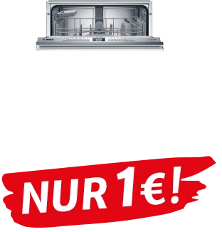 Aktionsbanner Geschirrspüler von Bosch für nur 1 €